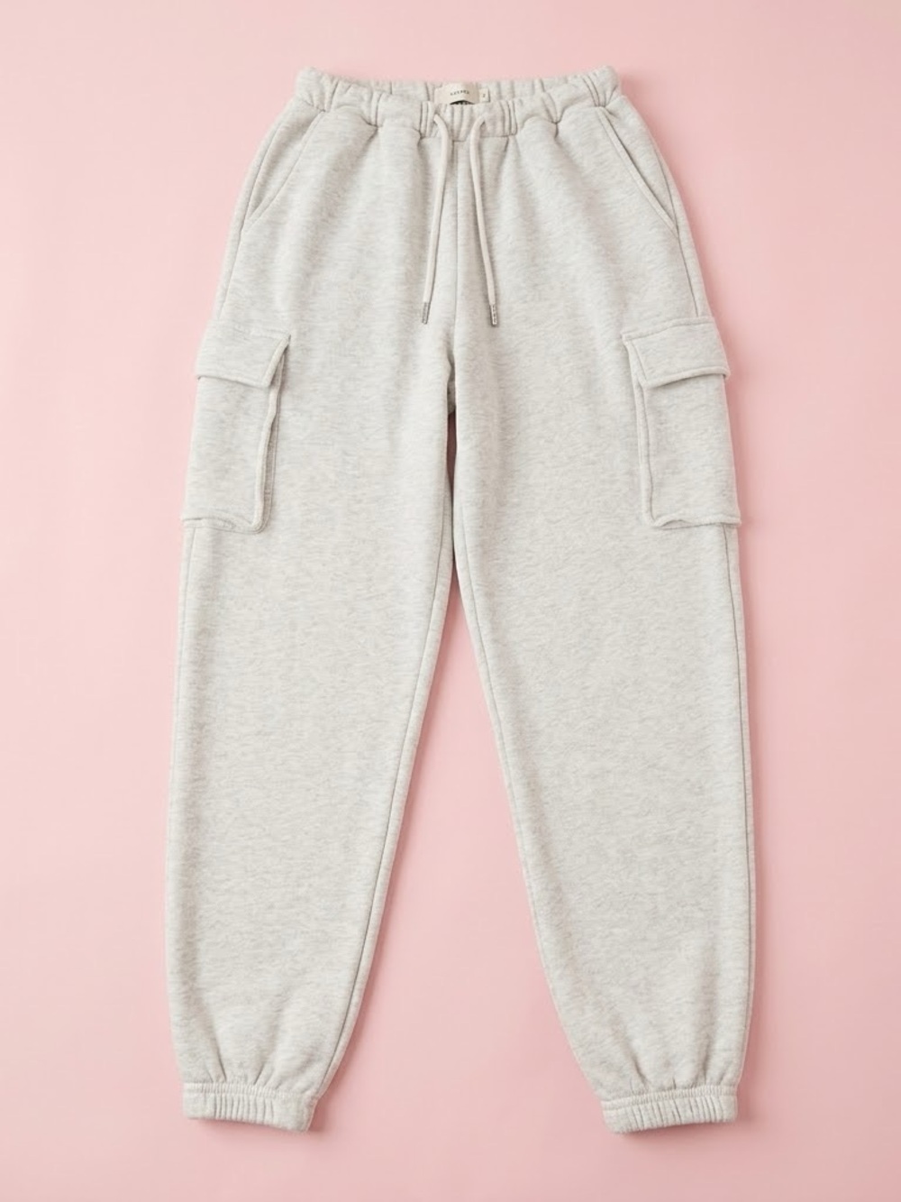 Abercrombie & Fitch Light Gray Cargo Joggers
